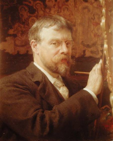 Self Portrait à Sir Lawrence Alma-Tadema