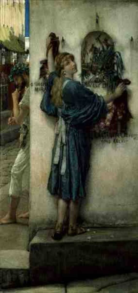 The Street Altar à Sir Lawrence Alma-Tadema