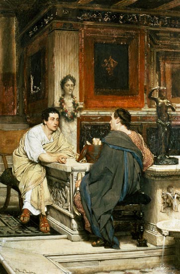 The Discourse; A Chat à Sir Lawrence Alma-Tadema