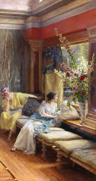 Vain Courtship à Sir Lawrence Alma-Tadema