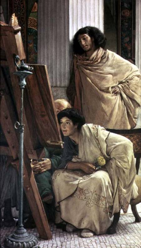 A Visit to the Studio à Sir Lawrence Alma-Tadema