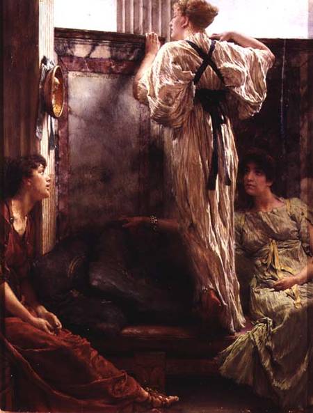 Who is it? à Sir Lawrence Alma-Tadema