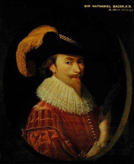 Self Portrait Aged 42 à Sir Nathaniel Bacon