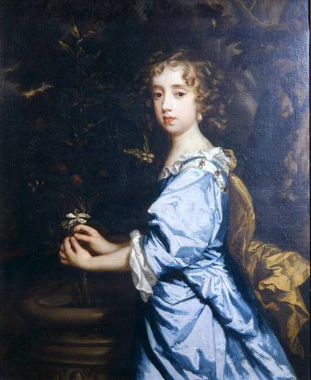 Isabella Dormer, aged 8, later Countess of Mountrath à Sir Peter Lely