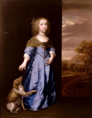 Lady Henrietta Mordaunt (oil on canvas) à Sir Peter Lely