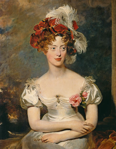 Marie-Caroline de Bourbon (1798-1870) Duchesse de Berry à Sir Thomas Lawrence