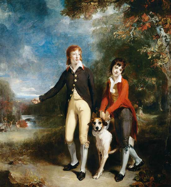 Portrait of Charles Chetwynd-Talbot, Viscount Ingestre and His Brother à Sir Thomas Lawrence