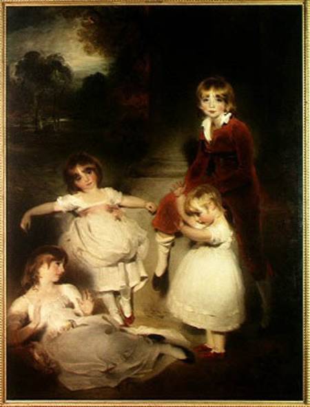 The Children of John Angerstein (1735-1823) à Sir Thomas Lawrence