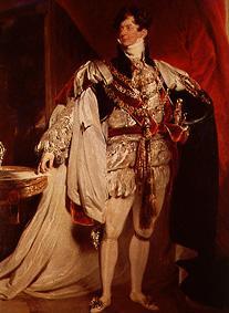 Georg IV. d'Angleterre (détail) à Sir Thomas Lawrence