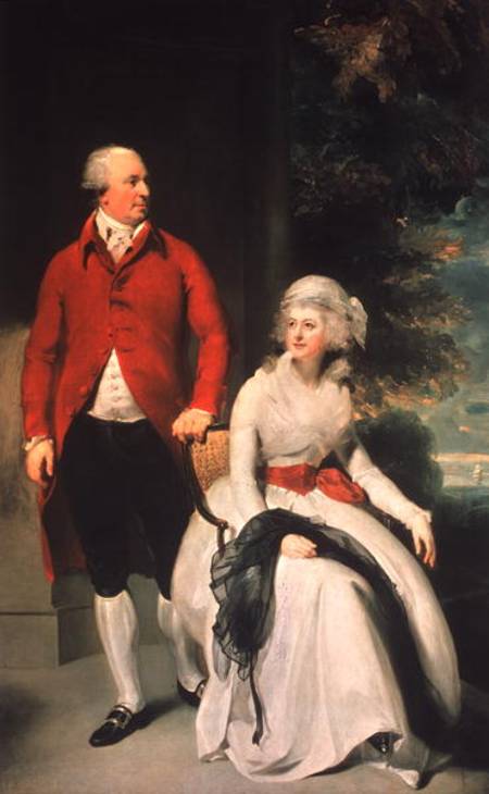 Mr John Julius Angerstein (1735-1823) and his Second Wife, Eliza Payne (1748-1800) à Sir Thomas Lawrence
