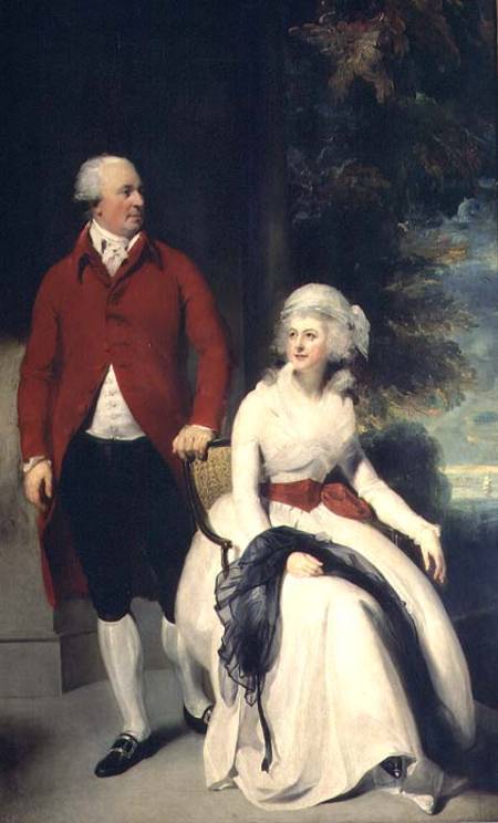 Portrait of John Julius Angerstein (1735-1823) and his second wife Eliza (1748/9-1800) à Sir Thomas Lawrence