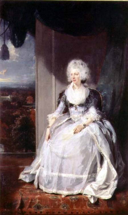 Queen Charlotte, 1789-90, wife of George III à Sir Thomas Lawrence
