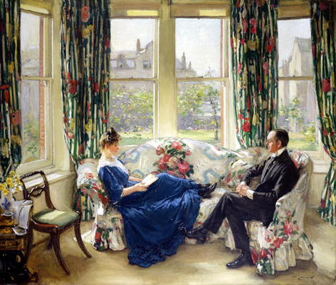 The Morning Room, c.1907 (oil on canvas) à Sir Walter Russell