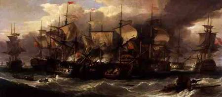 Battle of Cape St.Vincent 14th February 1797 à Sir William Allen