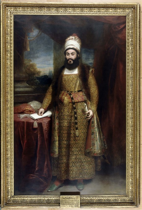 Portrait of Mirza Abul Hasan Khan Ilchi (1776-1846) à Sir William Beechey