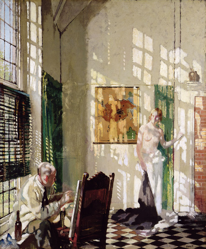 The Studio (oil on canvas) à Sir William Orpen