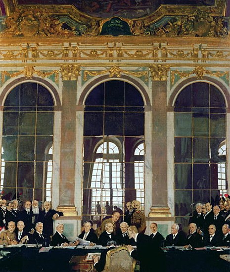 The Treaty of Versailles à Sir William Orpen