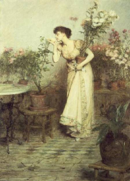 In the Conservatory à Sir William Quiller Orchardson