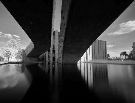 Katowice, black bridge
