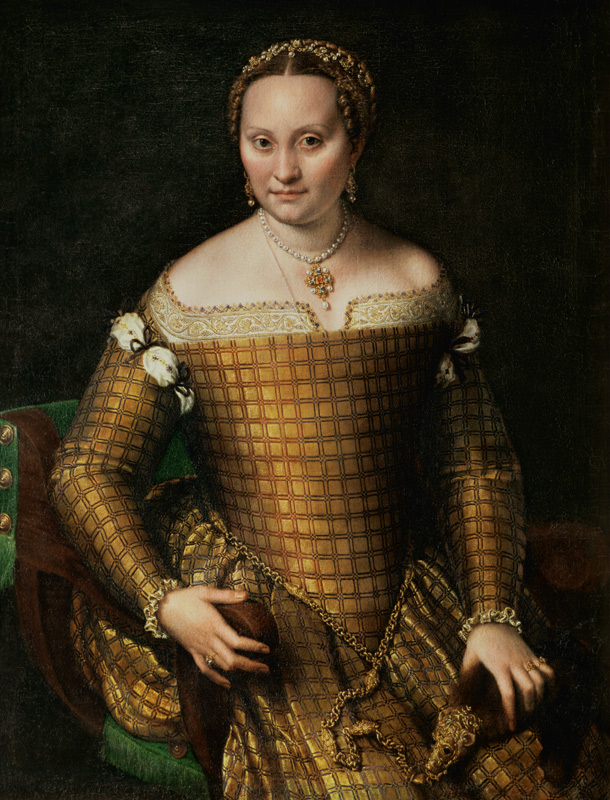Portrait of the artist's mother, Bianca Ponzoni Anguisciola à Sofonisba Anguisciola