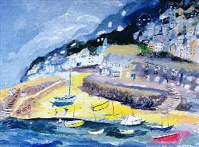 Mousehole, Cornwall, 2005 (acrylic on board) 