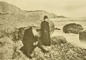 Leo Tolstoy and Daughter Alexandra on the Crimea