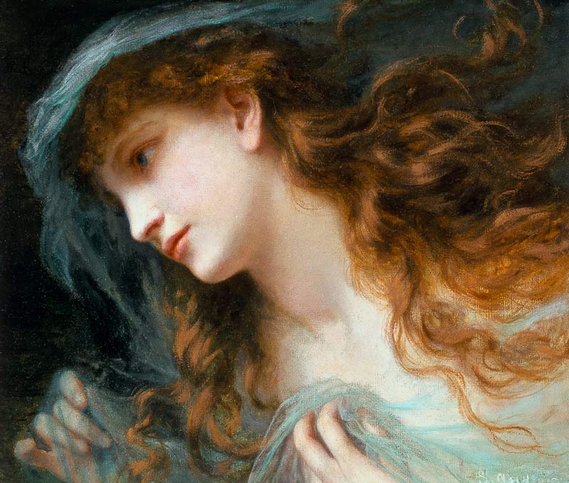Head of a Nymph à Sophie Anderson