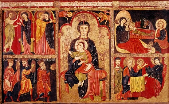 Altarpiece of St. Maria de Avila, Bergueda, c.1170-90 à École espagnole