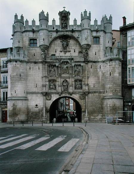 Arco de Santa Maria, once part of the city walls à École espagnole