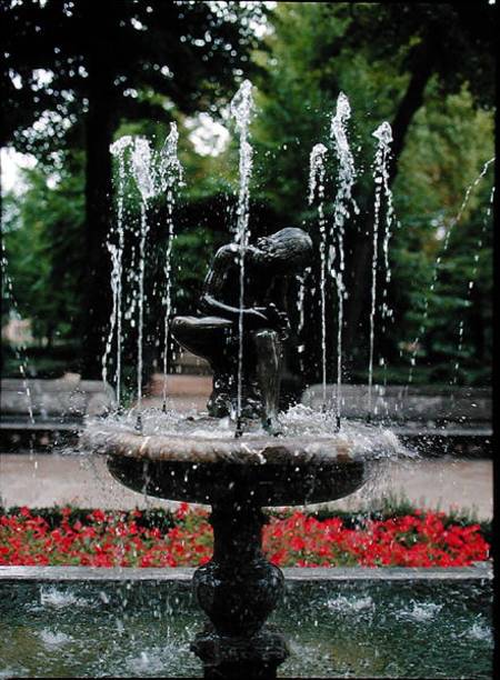 Boy with Thorn Fountain, Island Garden, Aranjuez à École espagnole