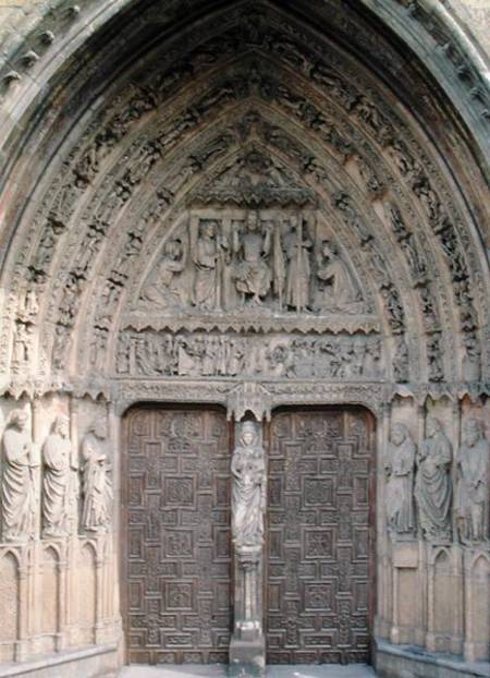 Central portal of the west facade (photo) à École espagnole