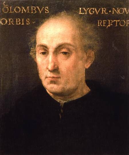 Portrait of Christopher Columbus (1451-1506) à École espagnole