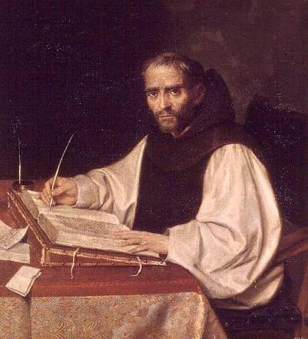 Portrait of Jose de Siguenza, prior and librarian of the monastery of San Lorenzo à École espagnole