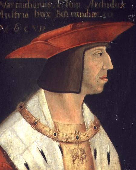 Portrait of Maximillian I (1459-1519) à École espagnole