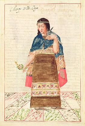 Illustration from ''Historia y Genealogia Real de los Reyes Incas del Peru, de sus hechos, costumbre