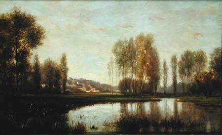 Au Bord de L'Oise (A River Scene) à Stanislas Lépine