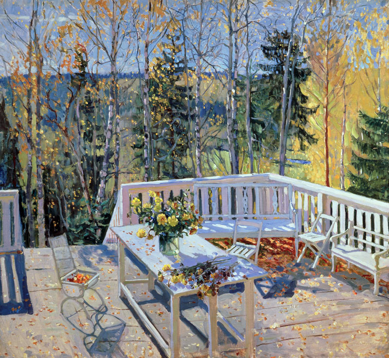 Deserted Terrace à Stanislav Joulianovitch Joukovski