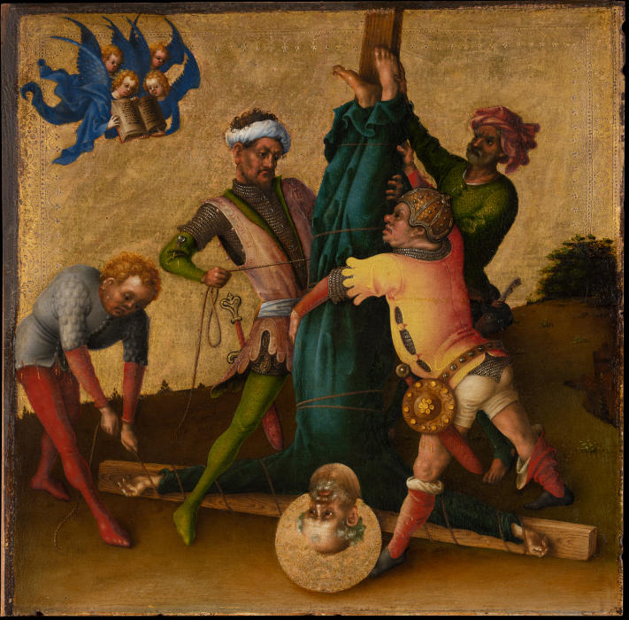 Martyrdom of St Peter à Stefan Lochner
