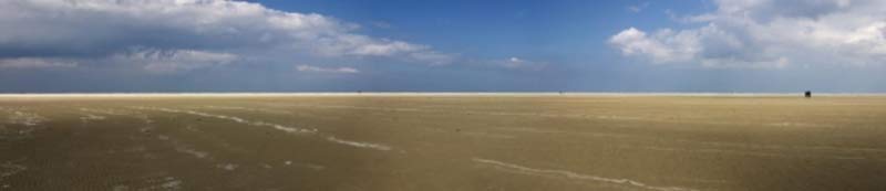 Borkum Strand Panorama à Stephan Sprick