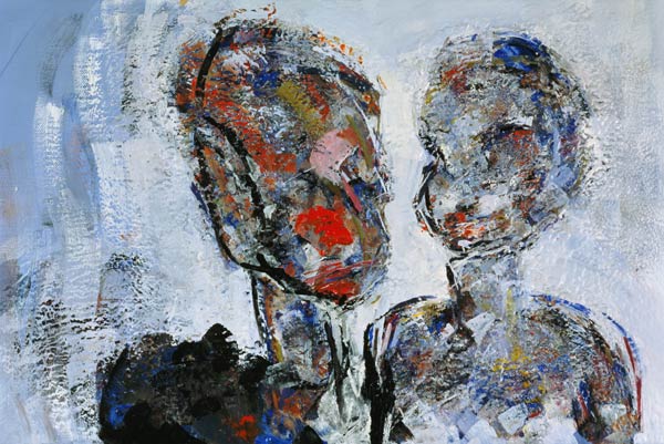 Patrick Garland and Alexandra Bastedo, 1998 (oil on canvas)  à Stephen  Finer