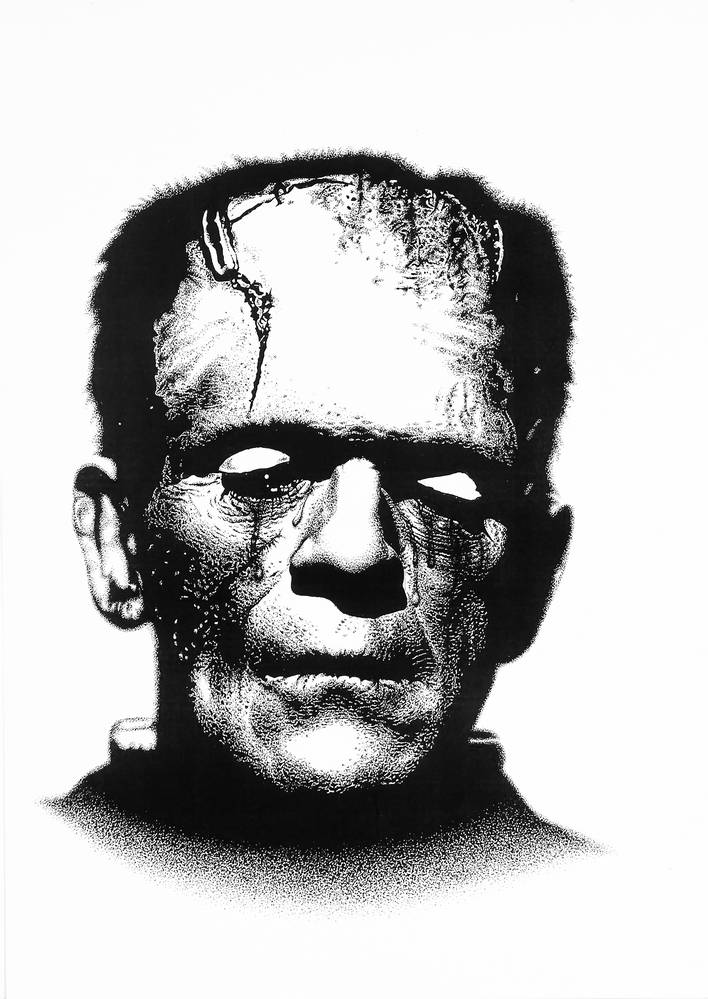 Un monstre triste Frankenstein à Stephen Langhans