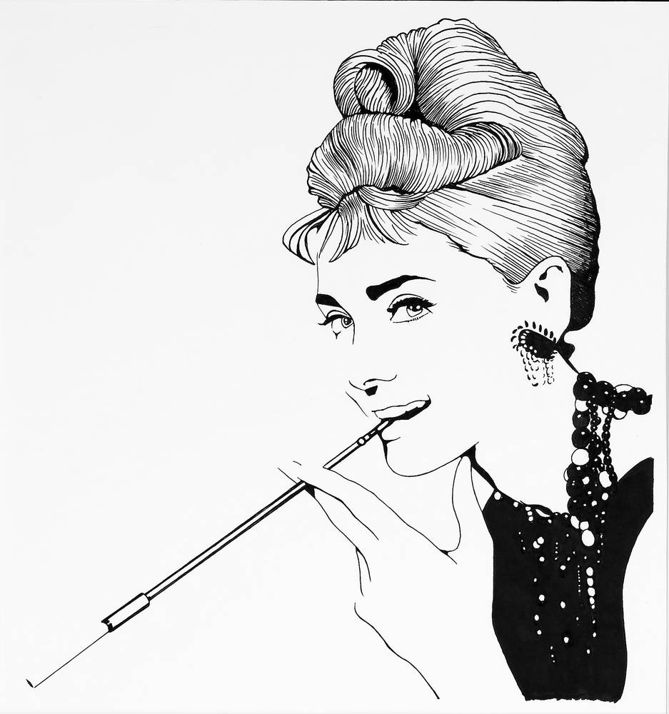 Icône de style Audrey Hepburn à Stephen Langhans