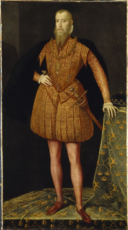 Portrait of the King Eric XIV of Sweden (1533-1577) à Steven van der Meulen