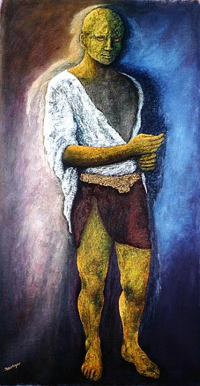Gabriel appearing like a Man, 2006-07 (oil on canvas)  à Stevie  Taylor