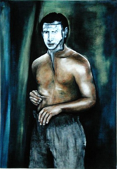 Man Changing in the Presence of Spirits, 2002 (oil on canvas)  à Stevie  Taylor