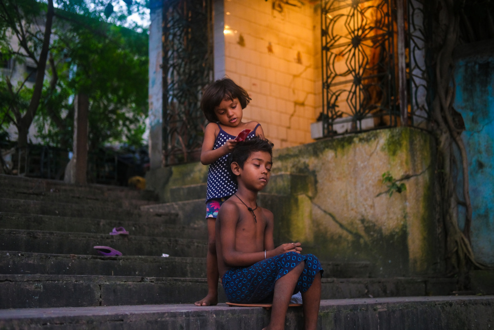 Brother and Sister à Subhajit Das