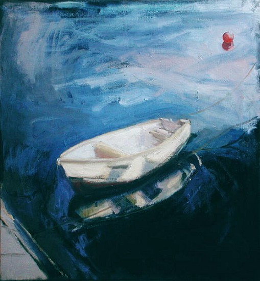 Boat and Buoy, 2003 (oil on canvas)  à Sue  Jamieson