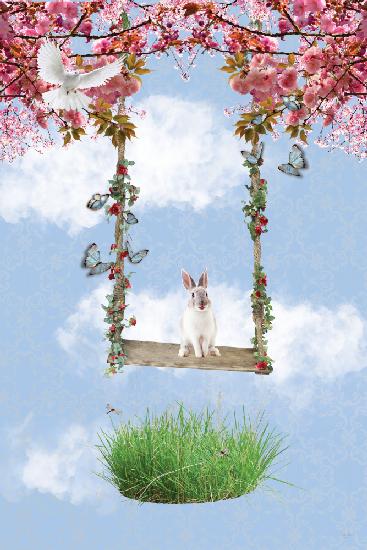 Bunny flies high in the Beautiful Sky