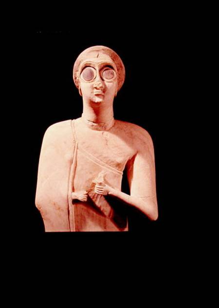 Statue of the Great Goddess, from Tell Asmar à Sumérien