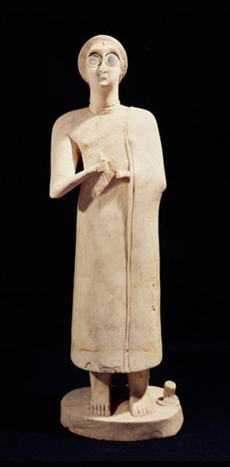 Statue of the Great Goddess, from Tell Asmar à Sumérien